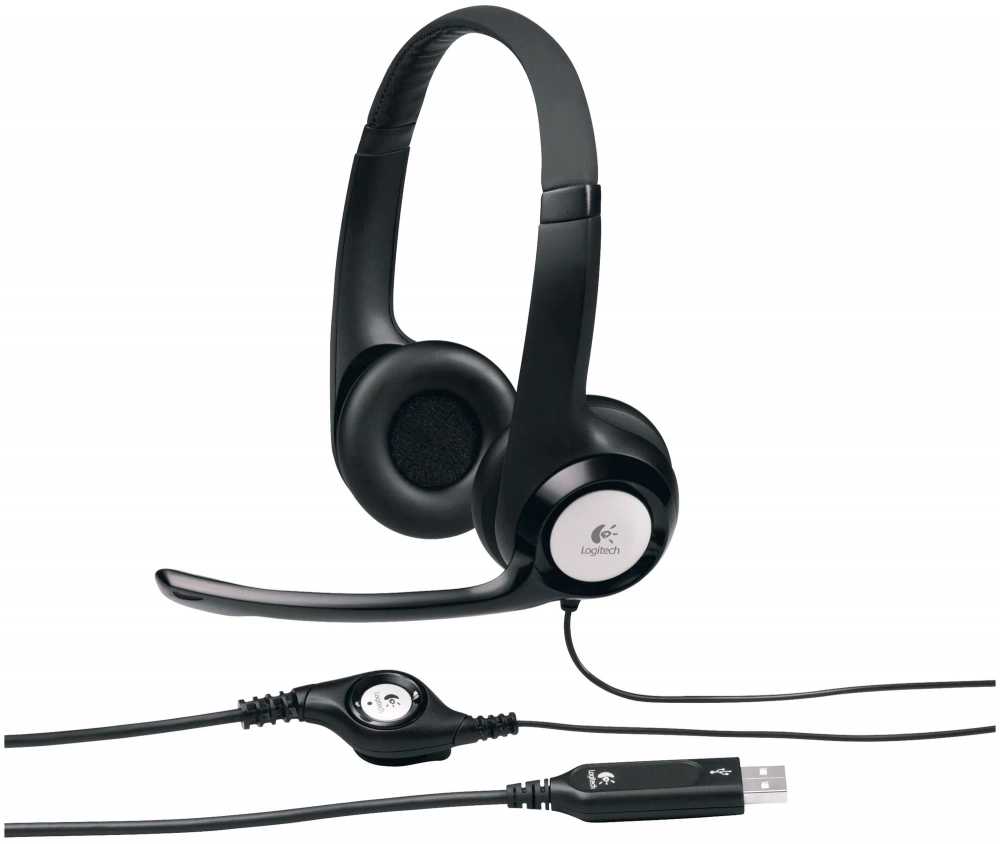 Наушники Logitech USB Headset H390 Black