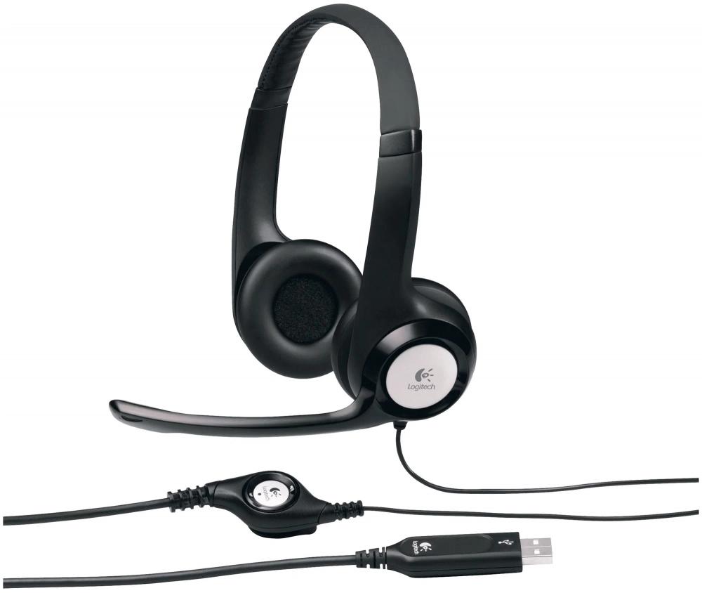 Наушники Logitech USB Headset H390 Black