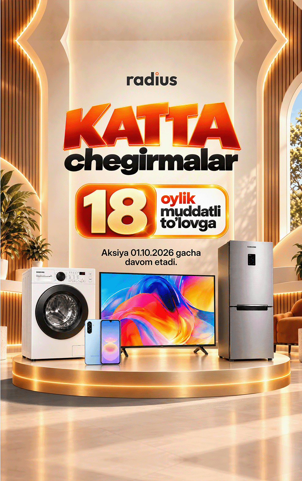 katta chegirmalar